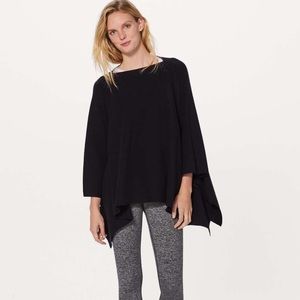Lululemon Black Poncho